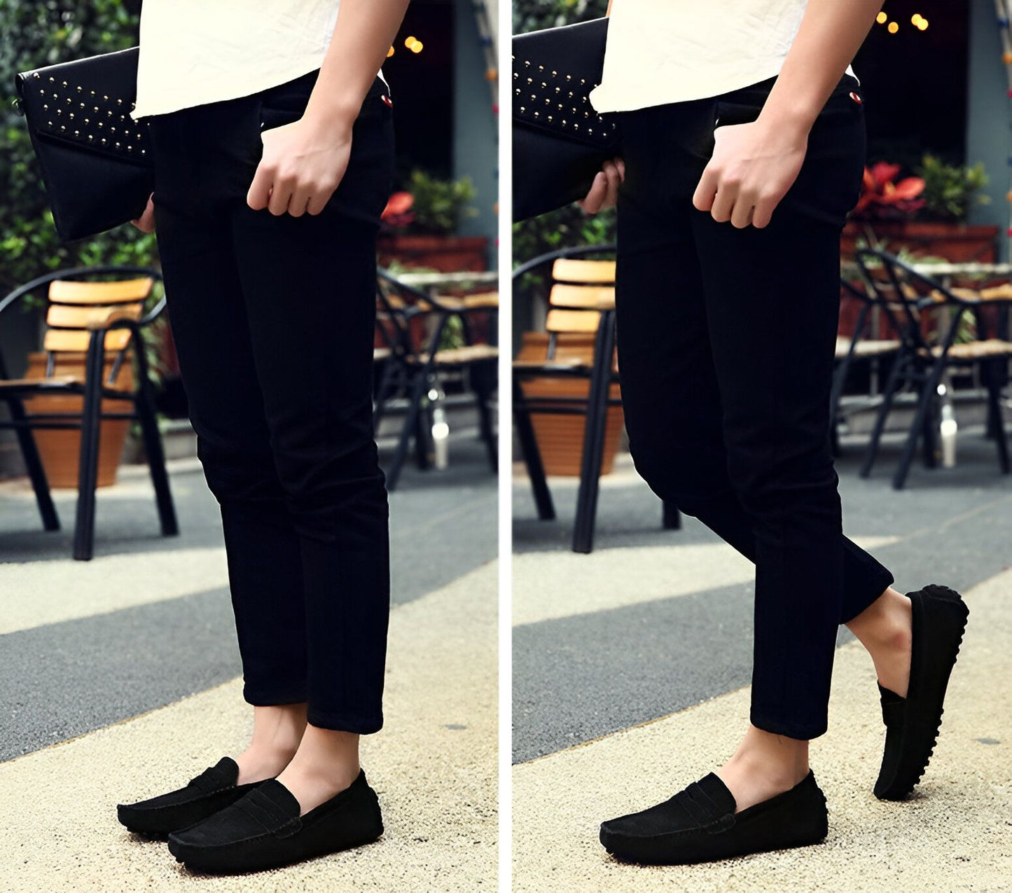 BrandX Mocassins Homme en Suédine - Élégance et Confort