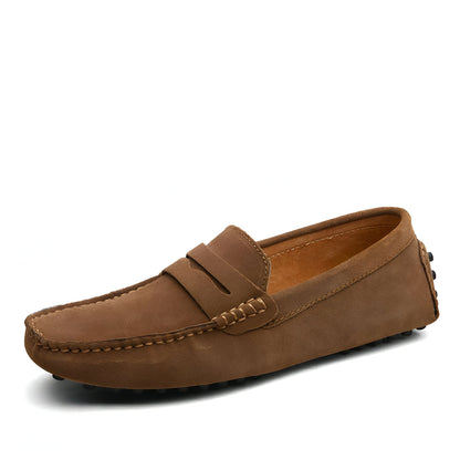 BrandX Mocassins Homme en Suédine - Élégance et Confort