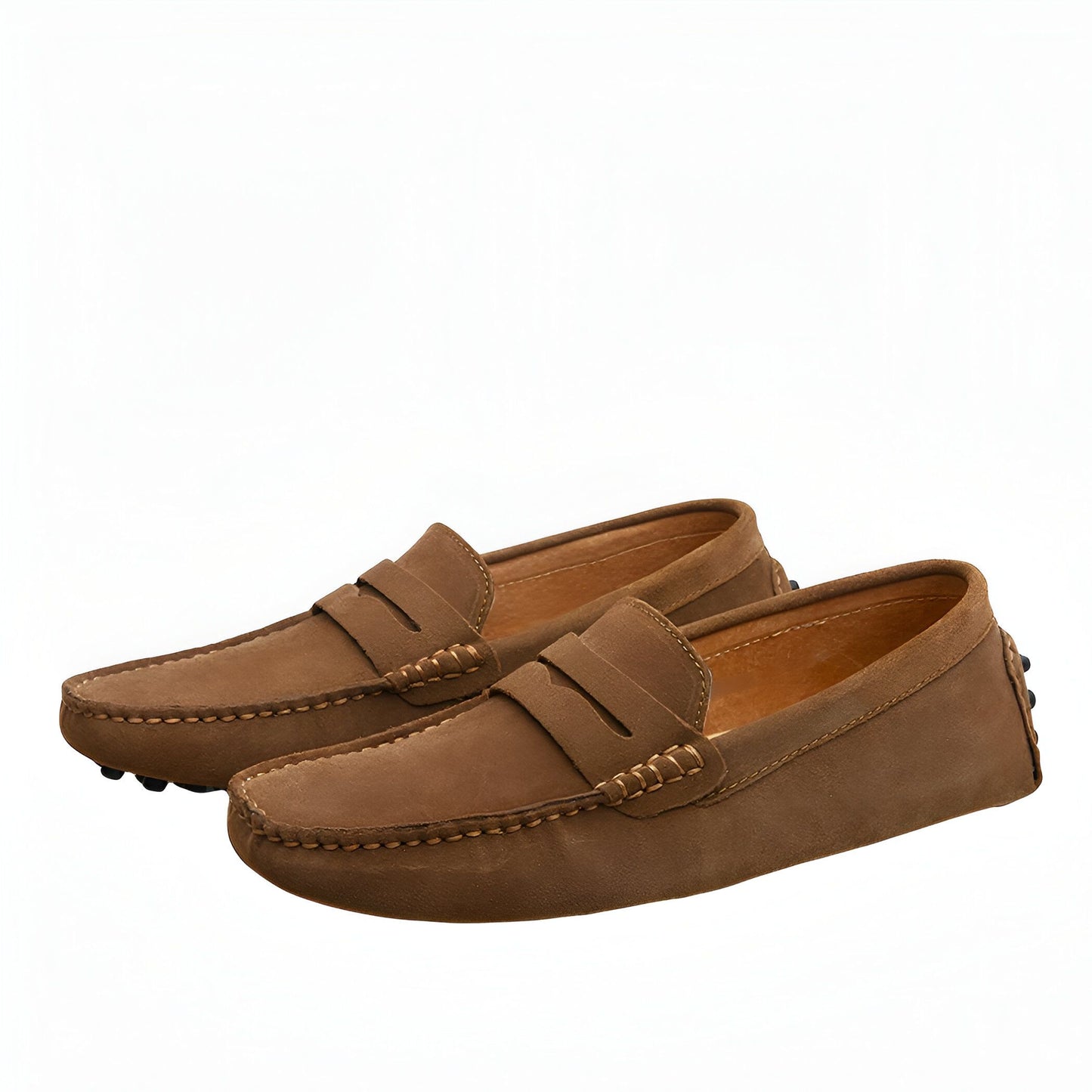 BrandX Mocassins Homme en Suédine - Élégance et Confort