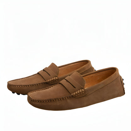 BrandX Mocassins Homme en Suédine - Élégance et Confort