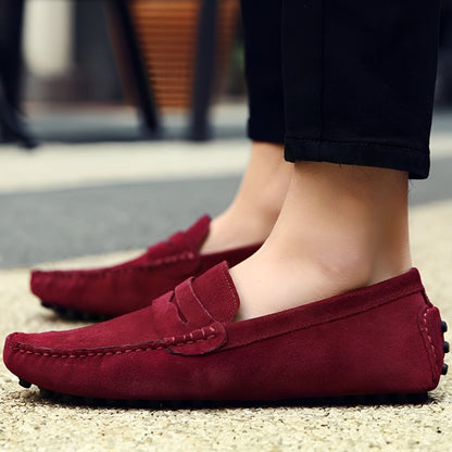 BrandX Mocassins Homme en Suédine - Élégance et Confort