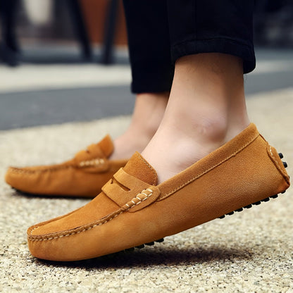 BrandX Mocassins Homme en Suédine - Élégance et Confort