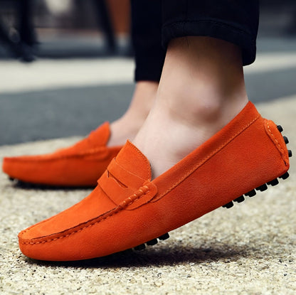 BrandX Mocassins Homme en Suédine - Élégance et Confort