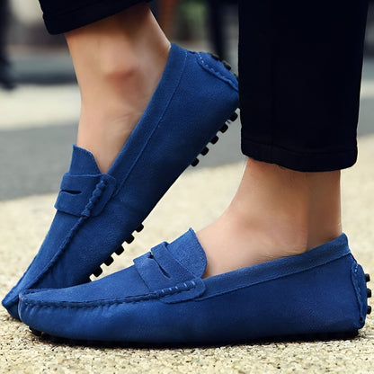 BrandX Mocassins Homme en Suédine - Élégance et Confort