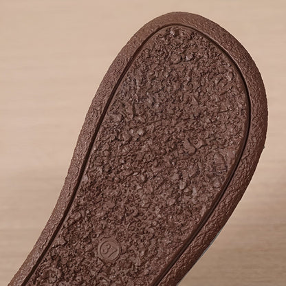 Auréa Mocassins femme cuir perforé semelle compensée