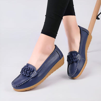 Nova Mocassins femme cuir végan semelle épaisse confort