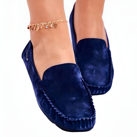 Luxia Mocassins velours doux pour femme