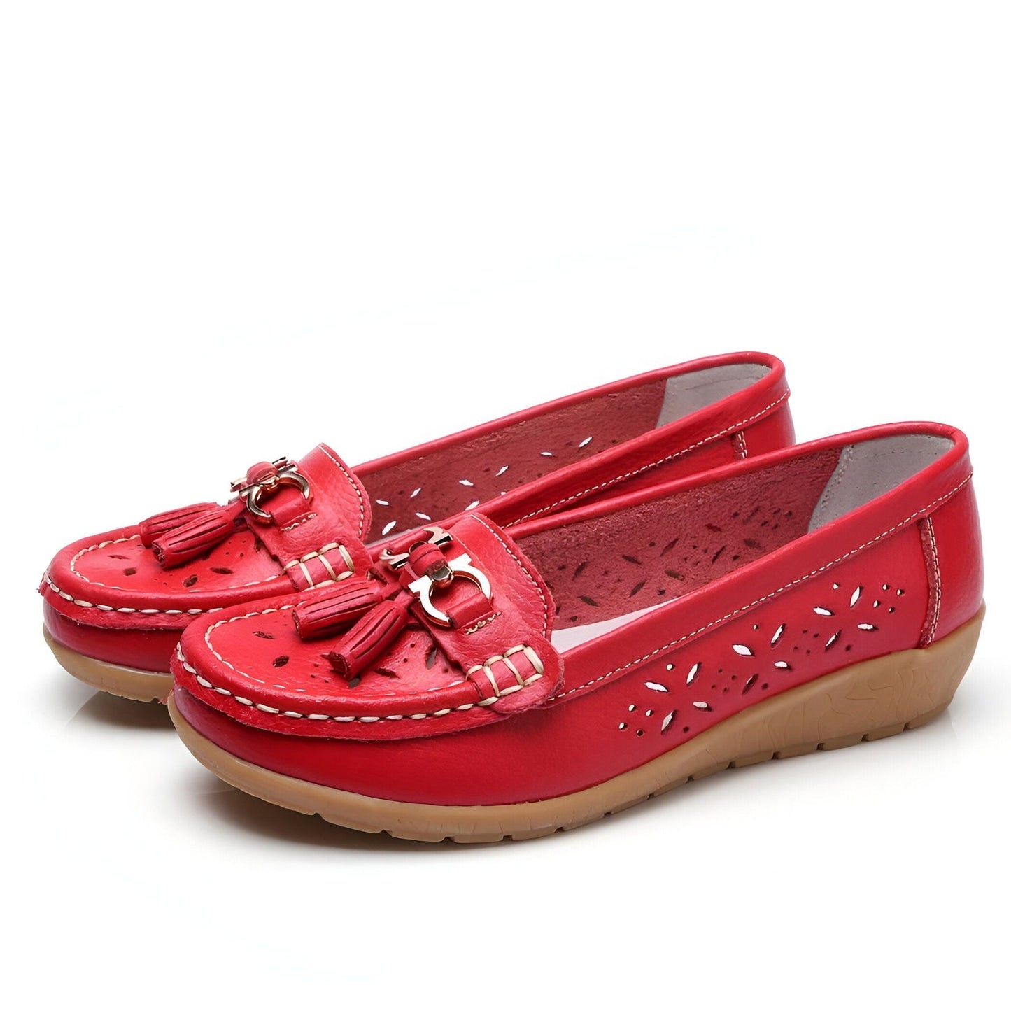 VivaStep Mocassins Femme Ajourés Confort Été