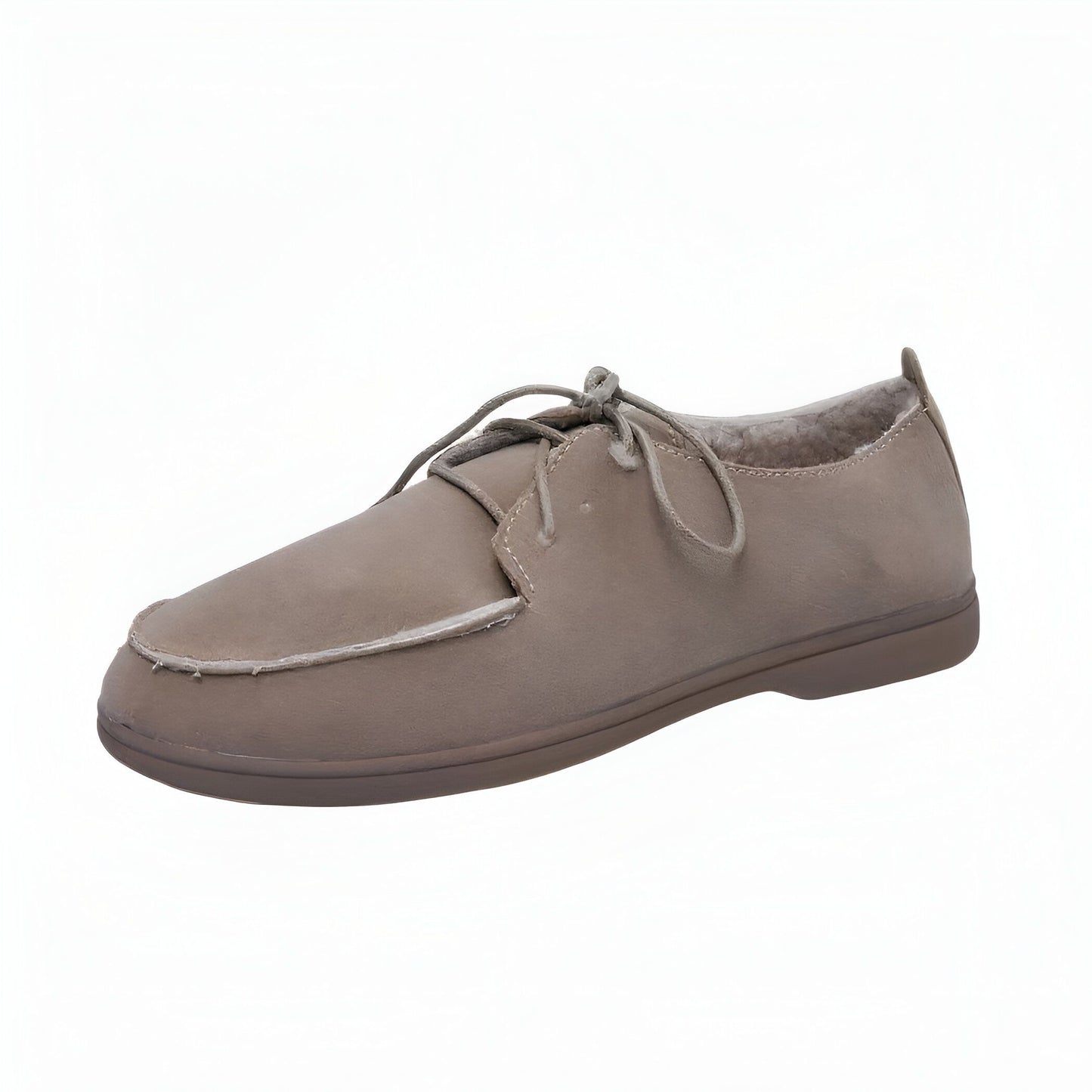 Arcade Mocassins femme lacets effet daim