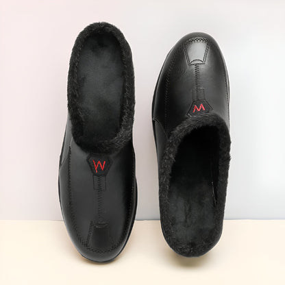 Axo Mocassins Femme Fourrés Compensés Faciles à Enfiler