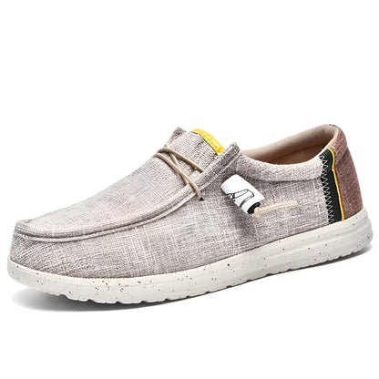 LuxeLine Mocassins Homme en Toile: Confort Léger