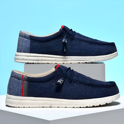LuxeLine Mocassins Homme en Toile: Confort Léger