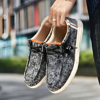 LuxeLine Mocassins Homme en Toile: Confort Léger