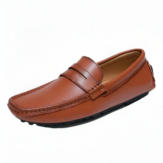 Mocassins Homme Plats Cuir Synthétique - Design Soigné