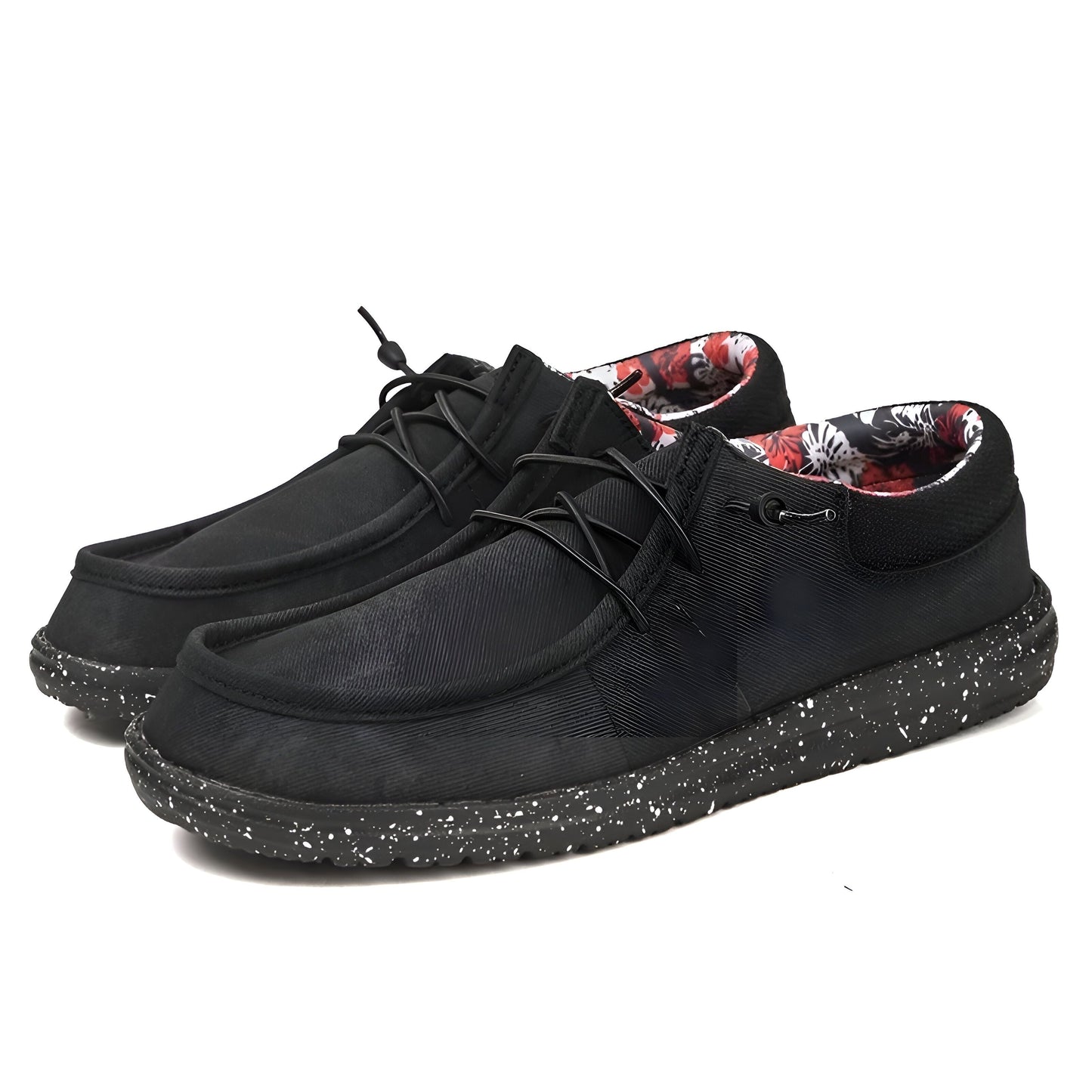 BrandX Mocassins Homme Respirants Détails Floraux