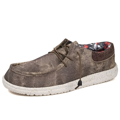 BrandX Mocassins Homme Respirants Détails Floraux