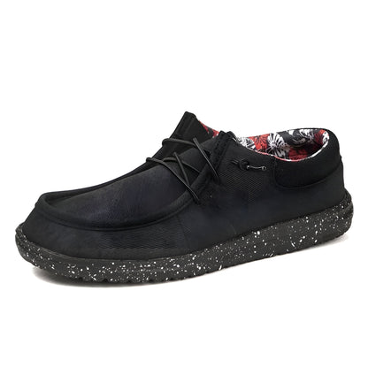 BrandX Mocassins Homme Respirants Détails Floraux