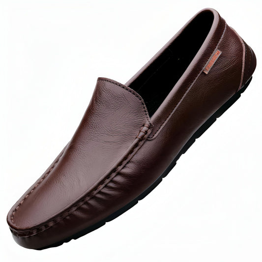 Nova Mocassins Homme Cuir Synthétique Brun Confortables