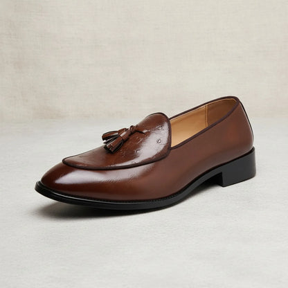Mocassins Homme Simili Cuir à Glands — Élégance Affinée