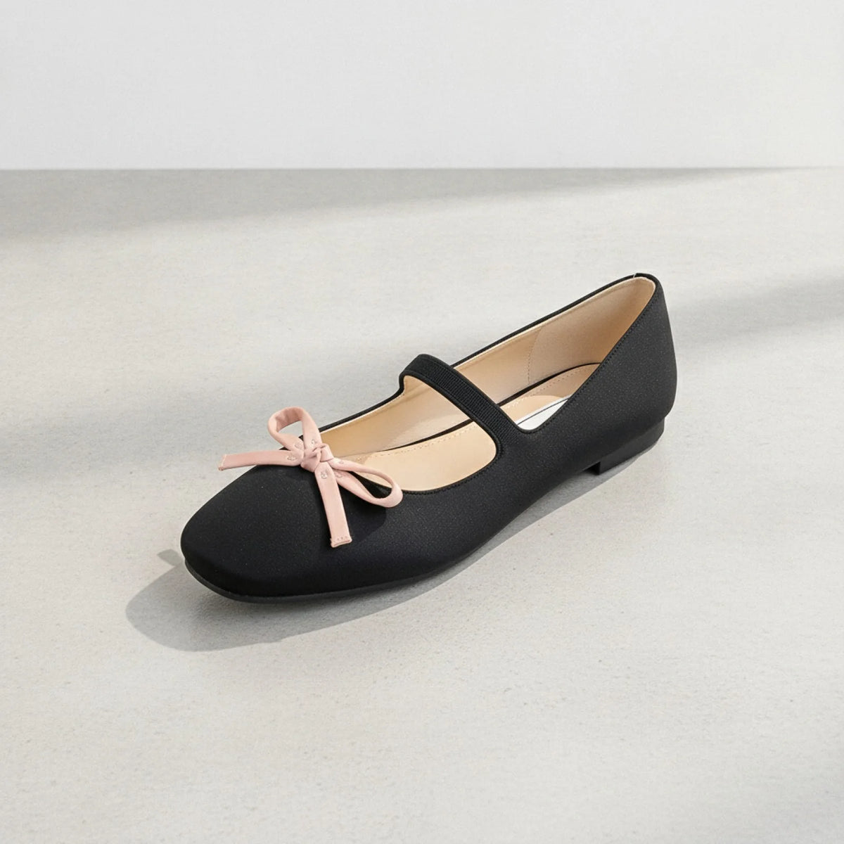 Mocassins Mary Jane — Bout Carré et Nœud Délicat