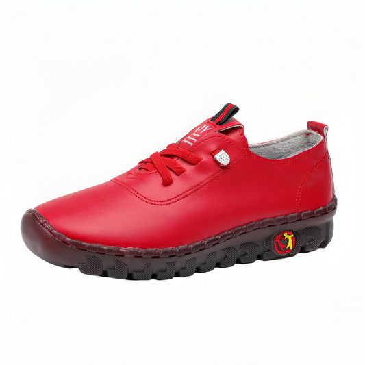 Nova Mocassins Confort Cuir Végan Semelle Épaisse