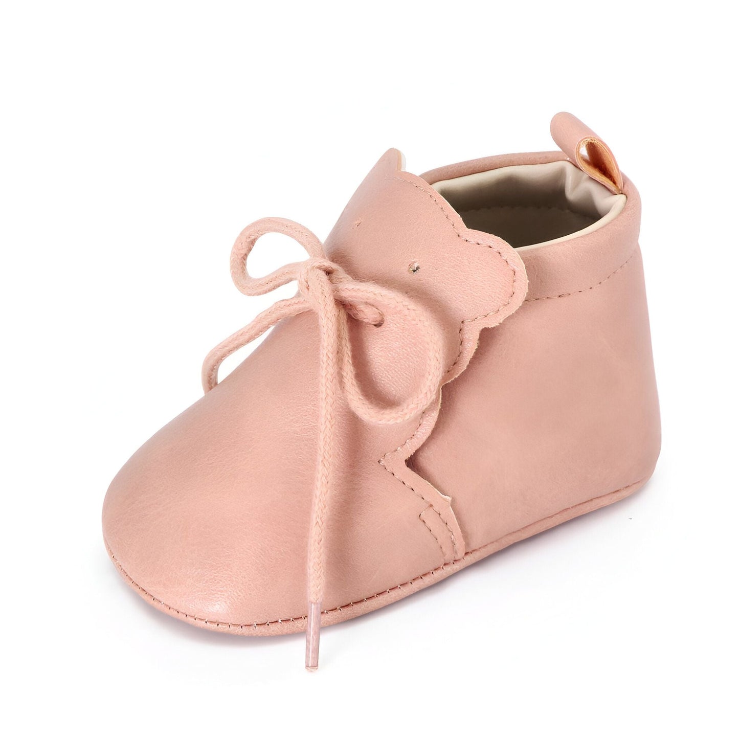 BoutikMoko Mocassins Souples Bébé Motif Ourson à Lacets
