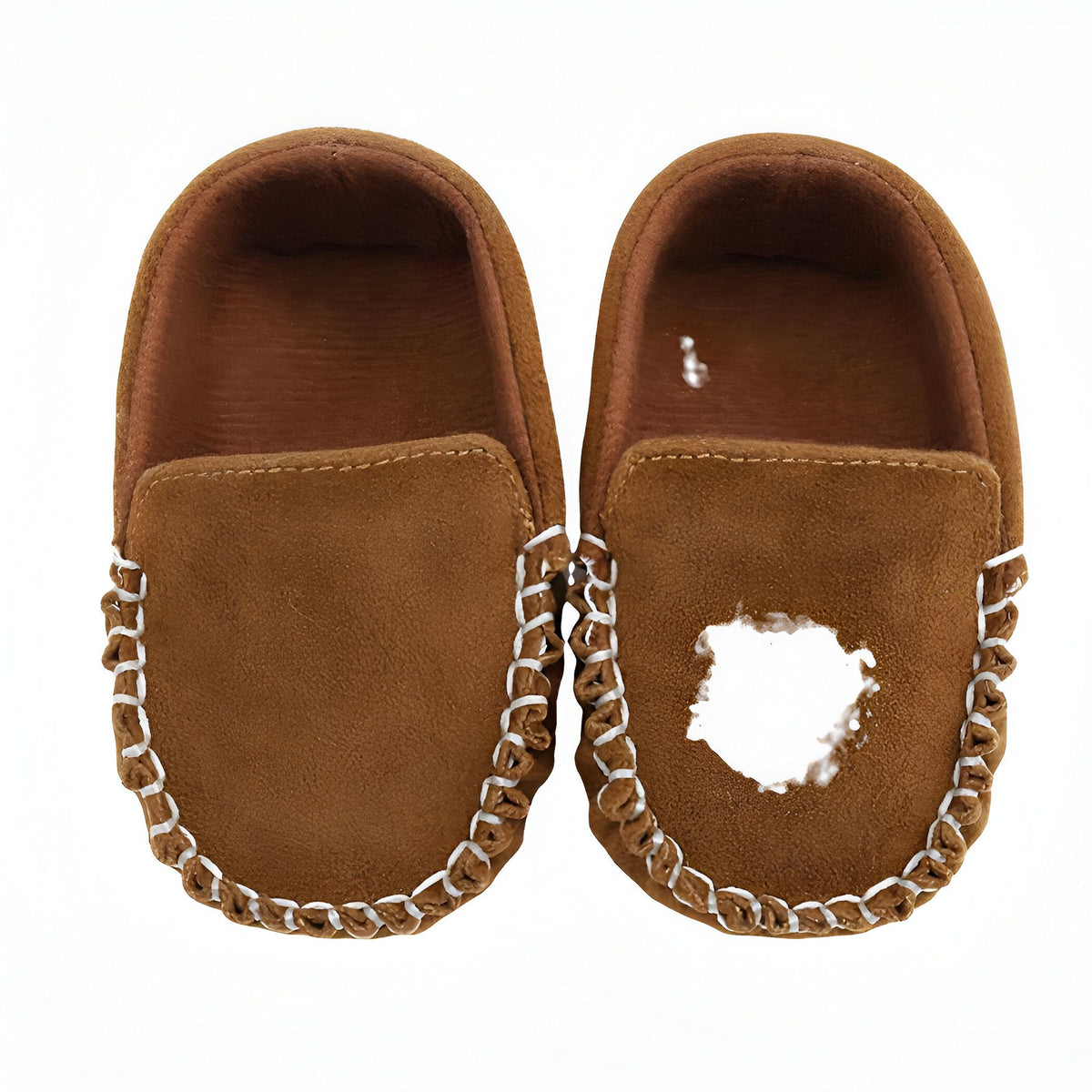 Mocassins bébé en cuir végan - chic et confortables