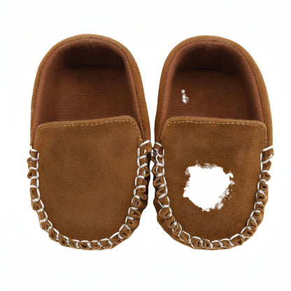 Mocassins bébé en cuir végan - chic et confortables