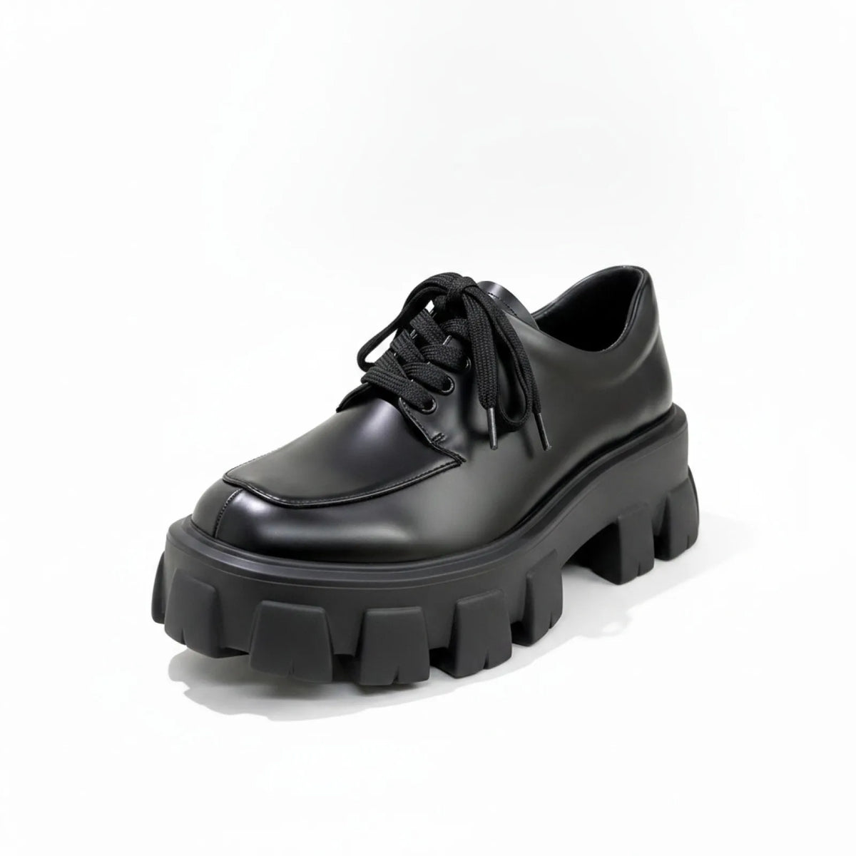 Nova Mocassins plateforme cuir végan style britannique