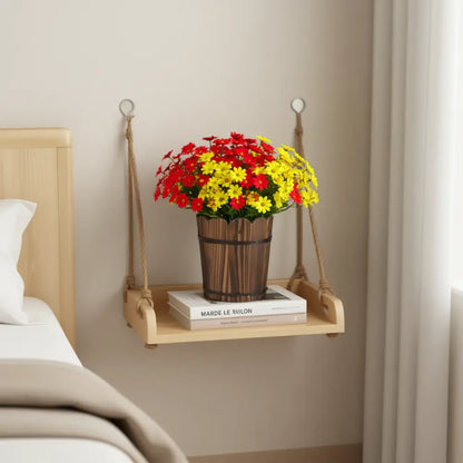 Petit pot de fleur en bois