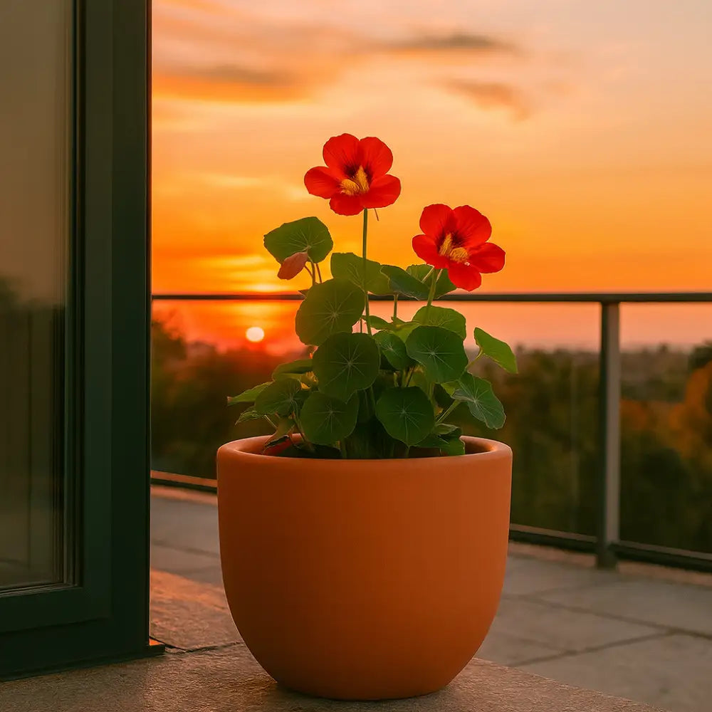 Petit pot de fleur terre cuite