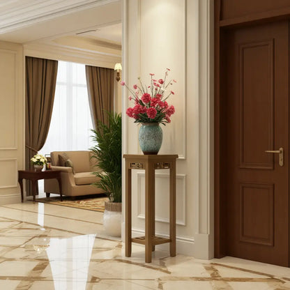 Porte plante bambou vintage