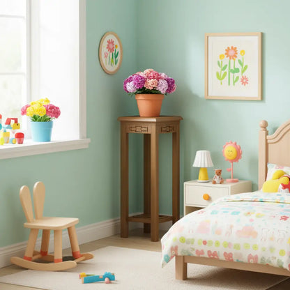 Porte plante bambou vintage