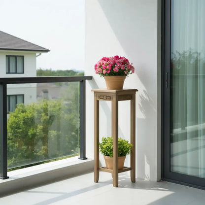 Porte plante bambou vintage