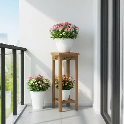 Porte plante bambou vintage