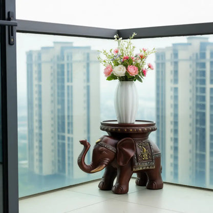 Porte plante elephant