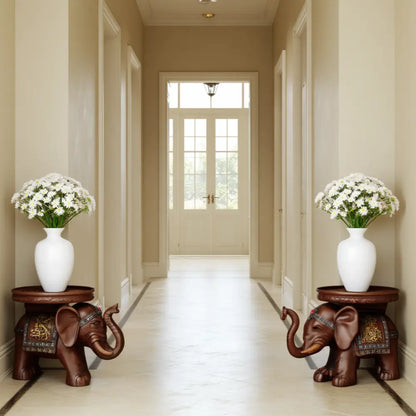 Porte plante elephant