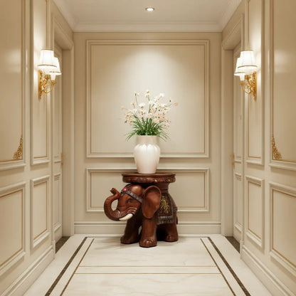 Porte plante elephant