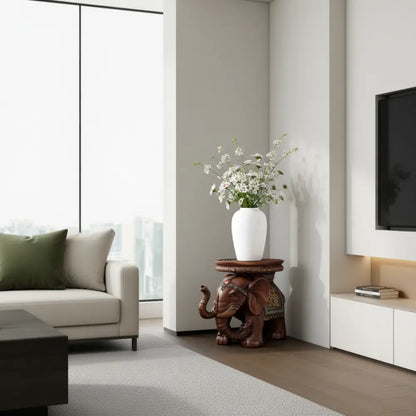 Porte plante elephant