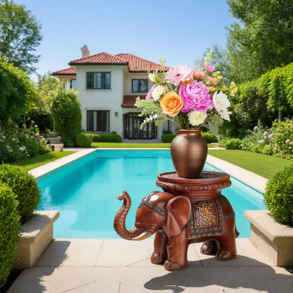 Porte plante elephant