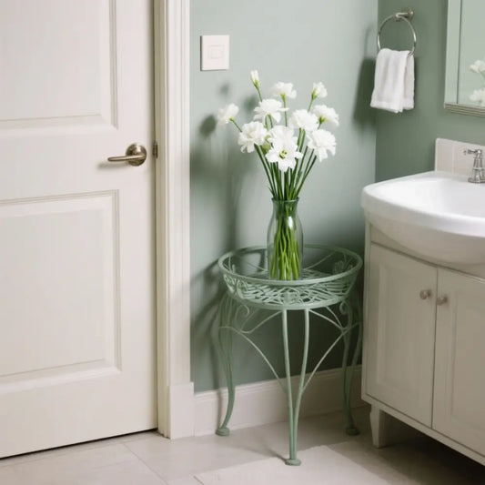 Porte plante en fer forgé ancien