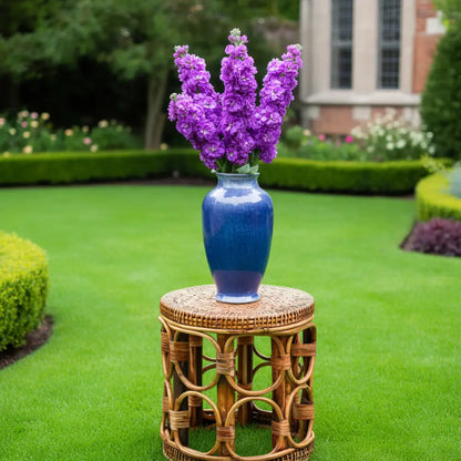 Porte plante en rotin