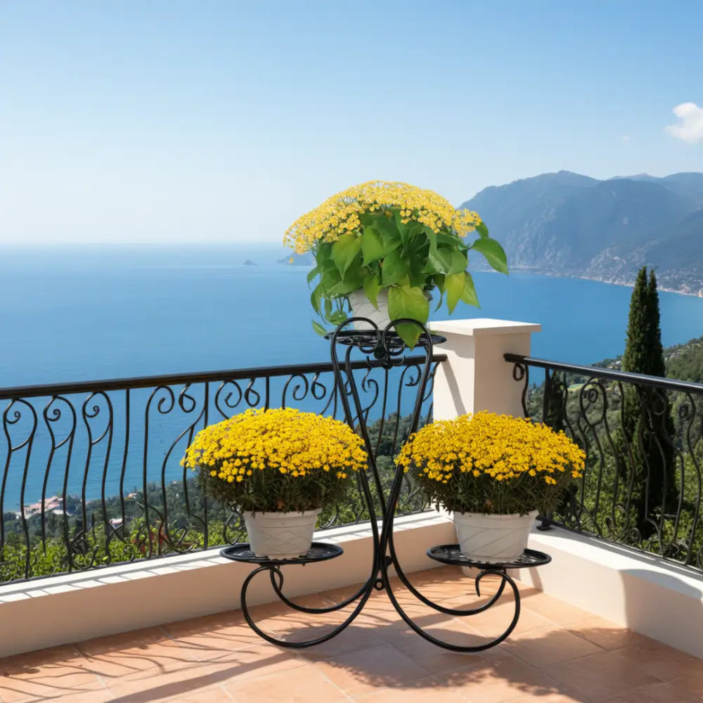 Porte plante fer forgé pas cher