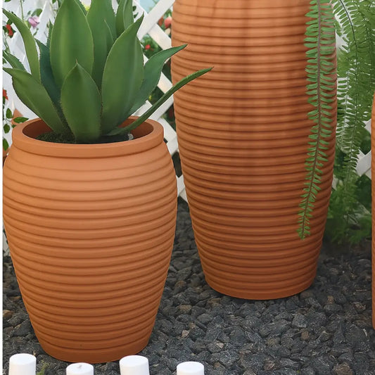 Pot de fleur 50 cm terre cuite