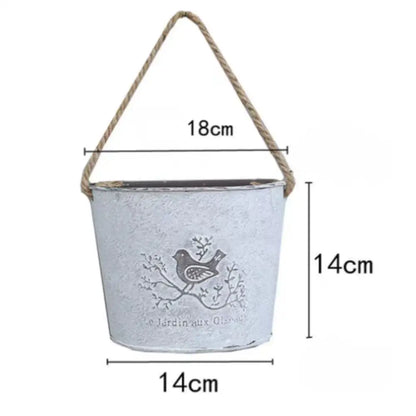 Pot de fleur à suspendre au mur
