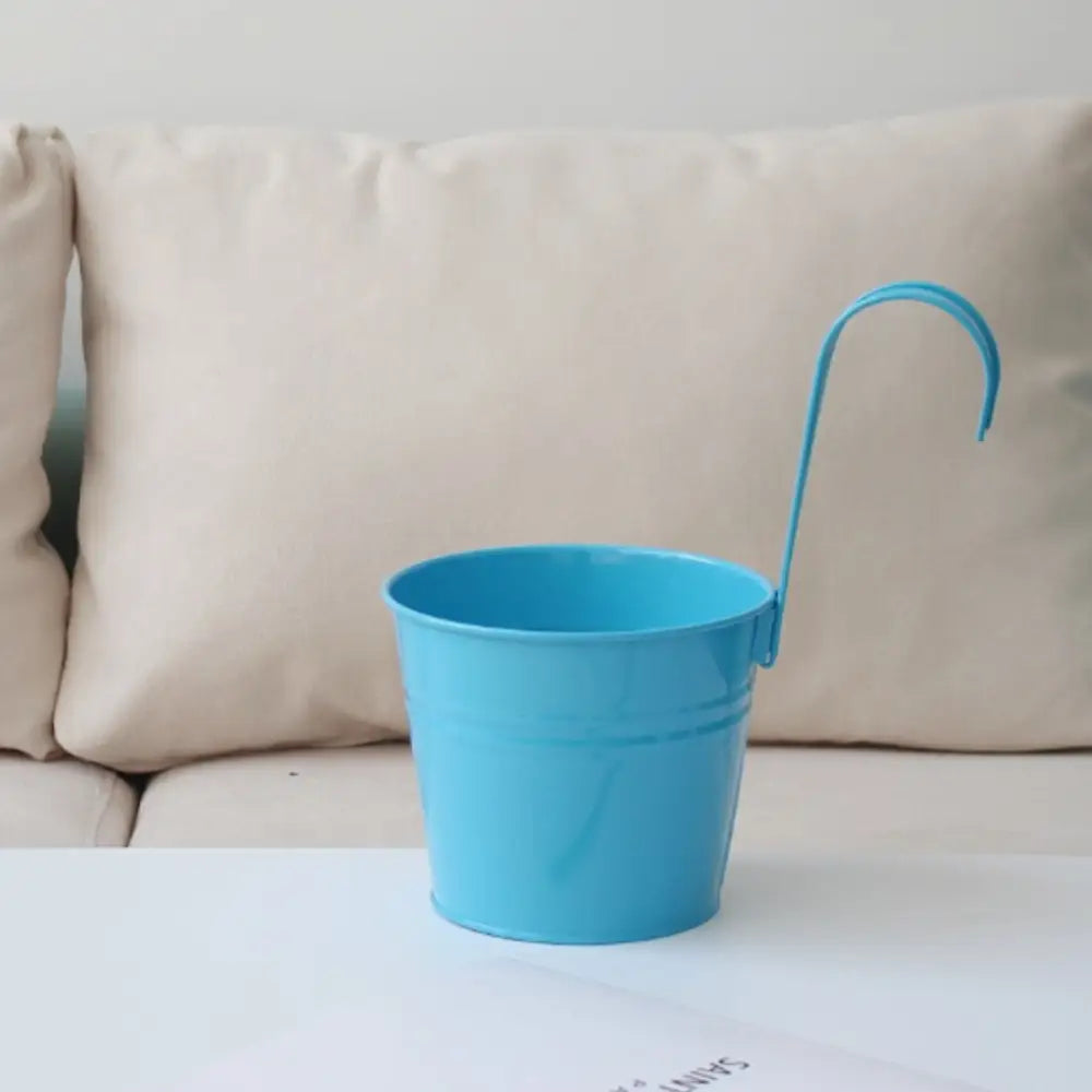 Pot de fleur à suspendre en métal