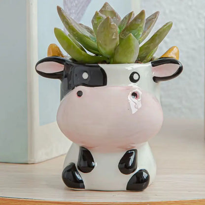 Pot de fleur animaux