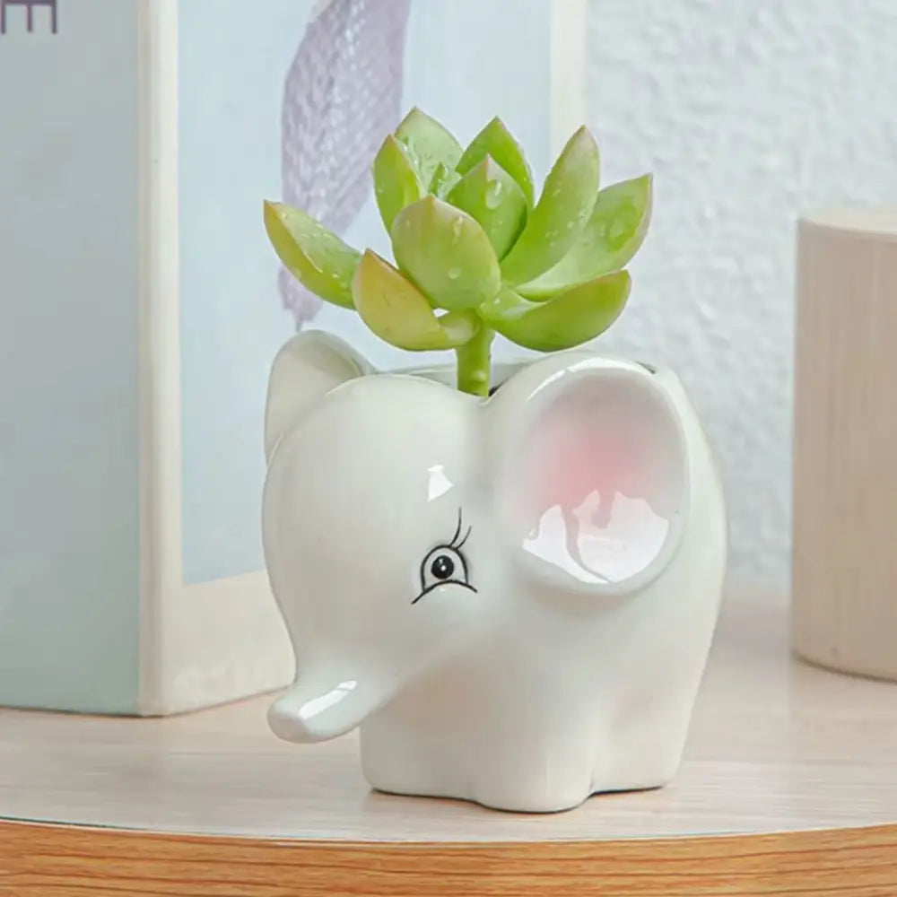 Pot de fleur animaux