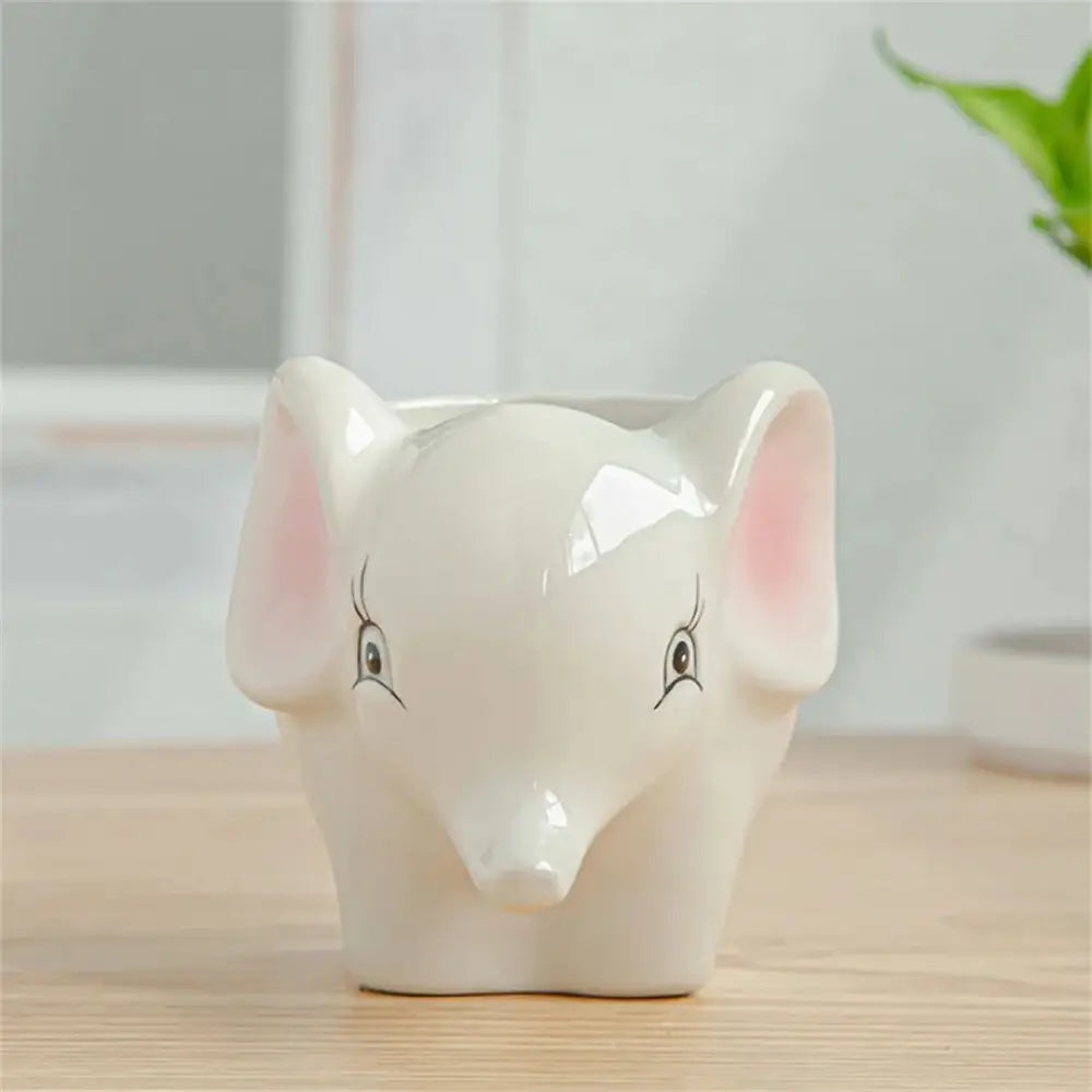 Pot de fleur animaux