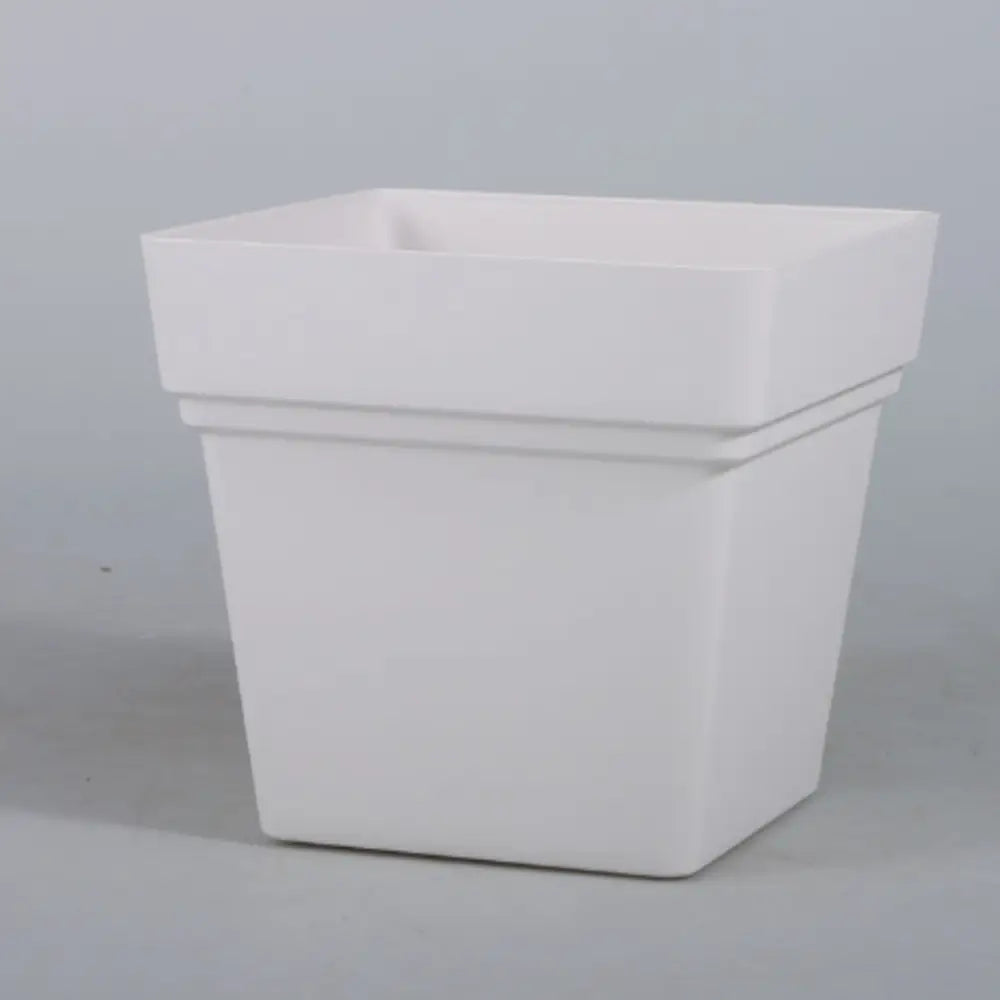 Pot de fleur blanc carré